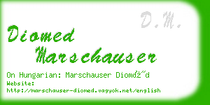 diomed marschauser business card